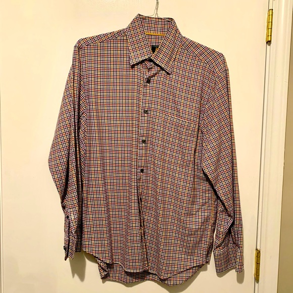 Robert Talbott Multi-Check Sport Shirt - Picture 1 of 7